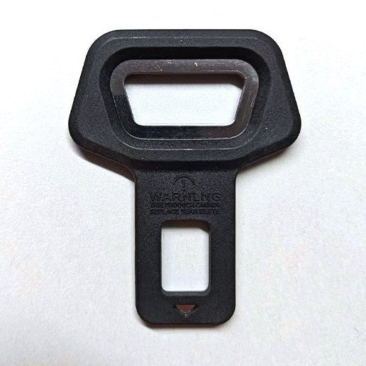 2-in-1 Car Seat Belt Buckle & Bottle Opener (Black*4pack, Zinc Alloy)